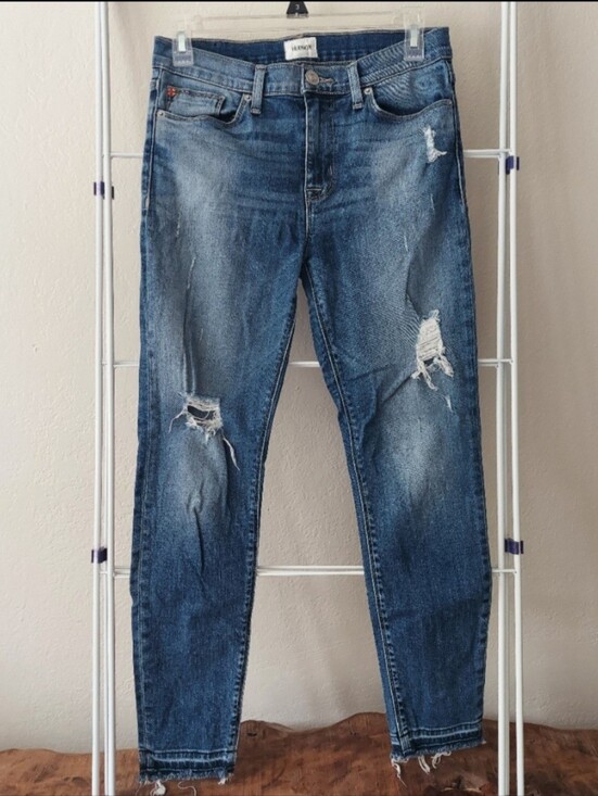 Hudson Jeans Denim - Hudson Ripped Skinny Ankle Jeans